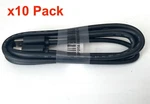 Lot Of 10 Pack - 6FT Dp Male Cord Cable Dell 4K Hd. Fixed Price $39.95.