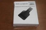 Genuine!! Monoprice Display Port To Vga Female Adapter. Fixed Price $10.39.