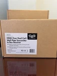 C2G Hdmi Over Dual CAT5 Wall Plate Transmitter To Box Receiver. Fixed Price $29.99.