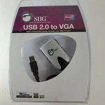 Siig 2.0 To External Video Adapter, Usb/vga Converter (JU-000071-S1). Fixed Price $28.75.