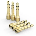 Cubilux 6.35MM To 3.5MM Audio Adapter, Gold Plated 1/4 Male 1/8 6-PACK. Fixed Price $21.24.