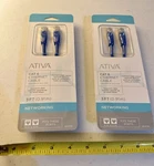 Ativa Cat 6 Ethernet Cable 7 Ft 1000 Mbps Blue Includes Two Male RJ45 Plugs- New. Fixed Price $19.99.