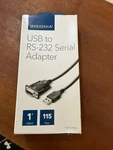 Insignia Cable Usb To RS-232 Serial Adapter Cord 115 Kbps NS-PU99501. Fixed Price $12.99.