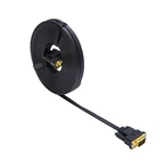 Dtech 25FT Ultra Thin Flat Svga Monitor Cable 15 Pin Male Black. Fixed Price $9.09.
