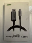 Acer Usb-c To Displayport Cable 4K 60HZ Braided High-speed Adapter. Fixed Price $10.00.
