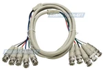 Premium 5 Bnc To Video Cable 6FT For Rgbhv Rgbs Cctv Dvr Ypbpr. Fixed Price $16.85.