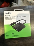 Belkin Usb-c To Hdmi Adapter 4K 60HZ Compatible. Fixed Price $17.50.