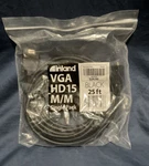 Inland Vga Male To Cable 25 Ft. - Black. Fixed Price $19.00.