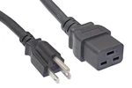 Cablelera Nema 5-15P To Iec 320 C19 Power Cord Extension, 14AWG, 6FT, Black. Fixed Price $12.29.