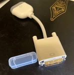 Apple Oem Original Vga To Dvi Cable/adapter - White Short (older Gen). Fixed Price $9.50.
