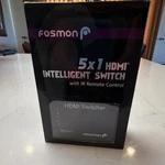 Fosmon 5X1 Hdmi Switch Auto Sensing Ir Remote 24K Gold Plated Connector HD1832. Fixed Price $15.00.