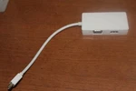 Genuine!! Monoprice Mini Displayport White 1.2 To Hdmi / Vga Dvi Adapter. Fixed Price $11.99.
