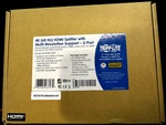 Tripp Lite Hdmi Splitter 2-PORT 4K 2K Video Audio 3840X2160 B118-002-HDR. Fixed Price $59.00.