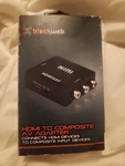 Blackweb Hdmi To Composite Adapter 1080P Nib BWA18AV004. Fixed Price $10.99.