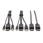 Tripp Lite P783006DP 6FT Dual Displayport Kvm Cable Kit 4K. Fixed Price $56.45.
