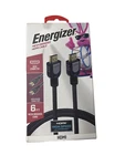 Energizer Mesh Braided Hdmi Cable 6FT, 4K Resolution With Ethernet. Fixed Price $13.99.