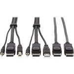 Tripp Lite 5.9FT 4K Usb 3.5 Mm Audio Displayport Kvm CABLEP783006DP. Fixed Price $51.05.