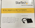 Startech.com Usb-c Displayport Multi Monitor Splitter Type-c 2-PORT Mst. Fixed Price $39.99.