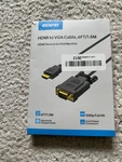 Benfei Hdmi To Vga Cable 6FT - Black. Fixed Price $13.49.