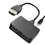 Cyberguys! Hdmi Splitter 1 In Out, Mirror Mode Only 4K Hub 2.0 Black. Fixed Price $33.66.