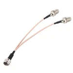 Kaunosta F-type RG6 Splitter Coax Cable, 75OHM Tv Antenna 3 Way 1 Pack, Pink. Fixed Price $11.94.