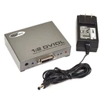Gefen EXT-DVI-142DL 1:2 Dvidl Dual Link Distribution Amplifier Tested W/ Psu. Fixed Price $49.99.