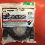15FT Displayport To Hdmi 4K Digital A/v Cable Gold Plated. Fixed Price $9.99.