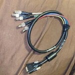 Liberty Cable E-VGAM-5BNCF-3 Ft Premium Molded Used. Fixed Price $12.00.
