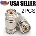 2PCS SO-239 Uhf Female Coupler Connector Barrel Adapter For PL-259. Fixed Price $8.99.