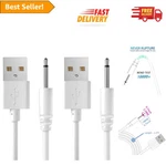 2-PACK 2.7FT Usb Charging Cable With Pure Copper Core For Reliable Power. Fixed Price $9.99.