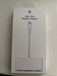 Apple Usb-c To Vga Multiport Adapter White MJ1L2AM/A Original A1620. Fixed Price $15.99.
