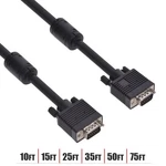 10-75FT Svga 15 Pin Male Monitor Cable Extension Cord Ferrite Core. Fixed Price $47.74.