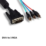 Kentek 6FT Dvi Integrated Dual Link To 3RCA Video Cable 28AWG Digital/analog Tv. Fixed Price $20.92.
