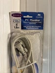 Belkin Vga Cable For Pc Monitor High Density DB15 Male, 6FT. Fixed Price $6.50.