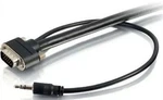 C2G 6FT Select Vga + 3.5MM Stereo Audio A/v Cable M/m #50225. Fixed Price $9.70.