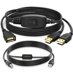 Herfair Usb Splitter 1 2 Out Printer Cable For Two Compute. Fixed Price $13.79.