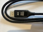 4K Displayport To Micro Hdmi Cable 3FT, Dp 60HZ UHD-X004CBHM9L. Fixed Price $6.00.