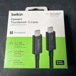 Belkin Thunderbolt 5 Cable 1M 3.3FT 120GBPS Usb-c 240W Power Delivery 8K New. Fixed Price $39.99.