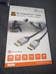 J5CREATE 8K Displayport 6.6FT Cable JDC43 Brand New In Box. Fixed Price $10.00.