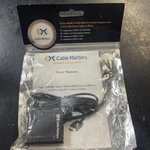 Cable Matters Active Hdmi To Vga Female Adapter 113046-BLACK. Fixed Price $14.99.