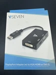V7DP-VGADVIHDMI-1E Displayport Adapter (m) To Vga, (f). Fixed Price $25.00.