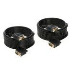2-PACK- 30FT Svga M/m 15 Pin Cable Hd Display Tv Video Projector Pc Monitor Cord. Fixed Price $31.19.