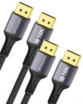 Stouchi Packs Vesa Certified Displayport 2.1 Cable 10FT, 10FT-54GBPS, Grey. Fixed Price $34.02.