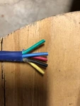 105' Extron MHR-5P 22-103-02 Conductor Mini High Resolution Plenum Cable. Fixed Price $150.00.