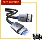 Ugreen Braided Display Port 2.1 Cable Vesa Certified 16K 60HZ+8K 240HZ 80 Gbps. Fixed Price $29.44.