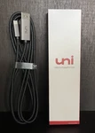 Uni Usb-c To Displayport Cable 4K 60HZ 6' Long New In Box. Fixed Price $10.00.