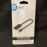Onn Mini Displayport To Hdmi Adapter - Black New 2017. Fixed Price $11.99.