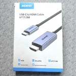 Benfei Usb To Hdmi Cable 6FT 4K 60HZ Hdr Type Nwt Nib. Fixed Price $15.99.