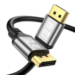 Jojobnj 16K Displayport Cable 20FT, 2.1 Dp To Support Silver. Fixed Price $24.73.