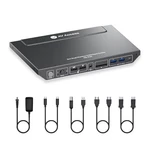 Av Access Kvm Switch Docking Station For 2 Monitors Computers, 4K 14IN. Fixed Price $268.97.